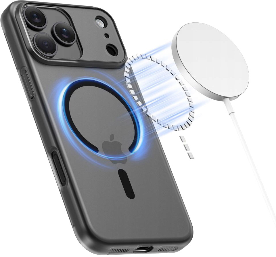 Tech-Protect kaitseümbris Apple iPhone 17 Pro Max MagSlim MagSafe, must/matt