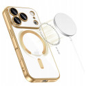 Tech-Protect case Apple iPhone 17 Pro MagFlex MagSafe, golden/transparent 