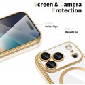 Tech-Protect kaitseümbris Apple iPhone 17 Pro Max MagFlex MagSafe, kuldne/läbipaistev