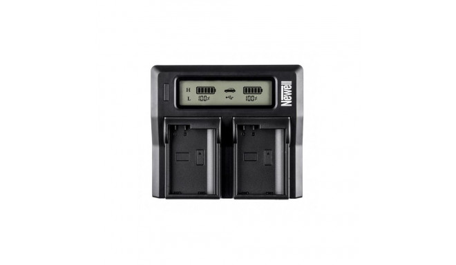 Dual channel charger Newell DC-LCD for NP-FW battery