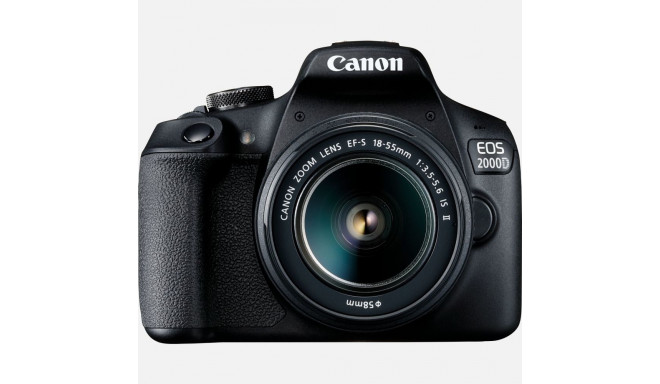 Canon EOS 2000D + EF-S 18-55mm IS II + EF-S 55-250mm IS STM
