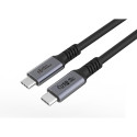 USB-kaabel MicroConnect USB-C 3m, PD3.1 240W, 40Gbps, USB4 Gen 3x2, 8k60Hz, Thunderbolt4