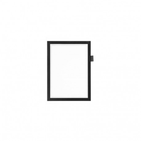 Inforaam magnetiline DURAFRAME NOTE A4, iseliimuv, avatud, pliiatsihoidjaga, must, Durable