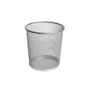 Paberikorv hõbe metall võrk, 15L, 26 x 30 cm, Forofis