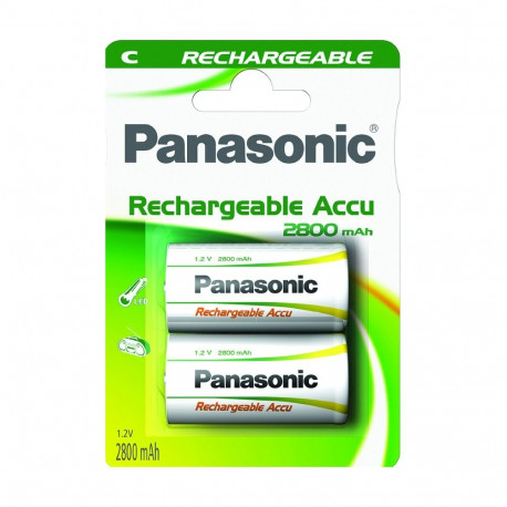 Akupatareid Panasonic NiMh 2800mAh P14P/2B patareid (tüüp C/LR14)