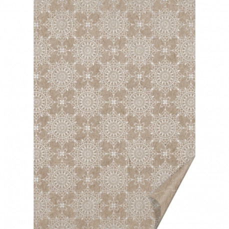 Käsitöökartong 50x70cm 220g Natural Tähesära, hõbe, Heyda
