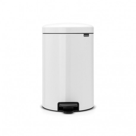 Prügikast 20L, Brabantia, Newlcon pedaaliga, K-46,7cm,L-29xS-38cm/ White, valge