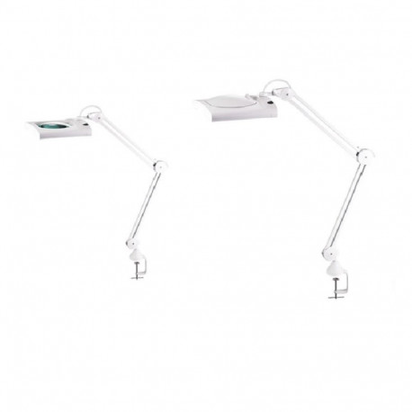 Luupvalgusti ALCO 9223 klambriga, 62LED, 5 dioptr: 2,25x suurendus, 230V, 15W, 6 400K, 1905lm, 30cm 