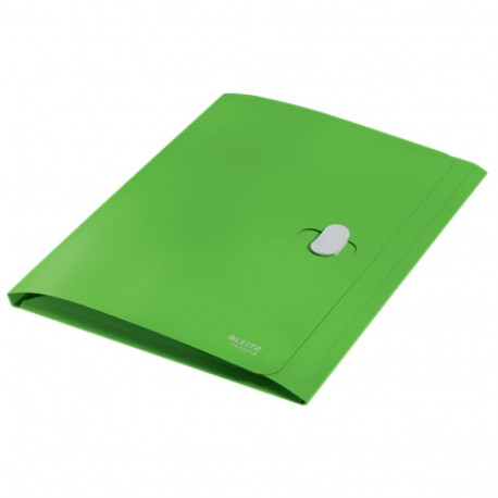 Mapp A4 plast, roheline, 3 klappi, pöördsulgur, Leitz Recycle, CO2 neutral, Blue Angel