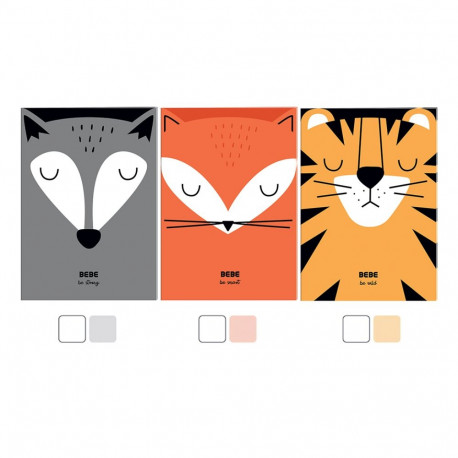 Kaustik B6 32 lehte 90g BEBE Freinds B assortii, Interdruk