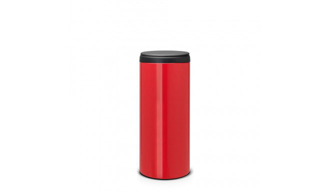 Prügikast 30L, Brabantia, Flipbin, puutele avanev/ Passion Red,  punane