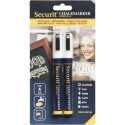 Tahvlimarkerid SECURIT Liquid Medium valge, kriiditahvlile 2-6mm, pakis 2 tk/ kompl.