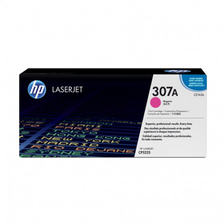 HP tooner CE743A 7300lk Color Laserjet CP5225, magenta