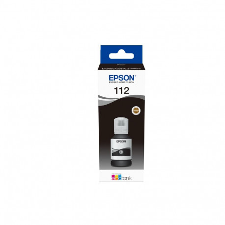 Tint Epson 112 C13T06C14A Pigment Ink Bottle, Black/must 127ml 7500lk EcoTank L6460/L6490/L6499 L655