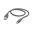 USB-kaabel USB-C Hama Charging/Data Cable 1.5m (USB-A -> USB-C) Black/must, USB2.0, max 480Mbps 3A USB-kaabel USB-C Hama Charging/Data Cable 1.5m (USB-A -> USB-C) Black/must, USB2.0, max 480Mbps 3A