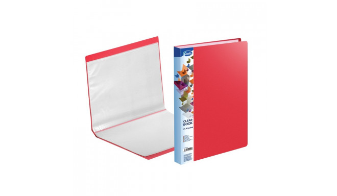 Menüükaaned A4 40-taskut punane Forofis