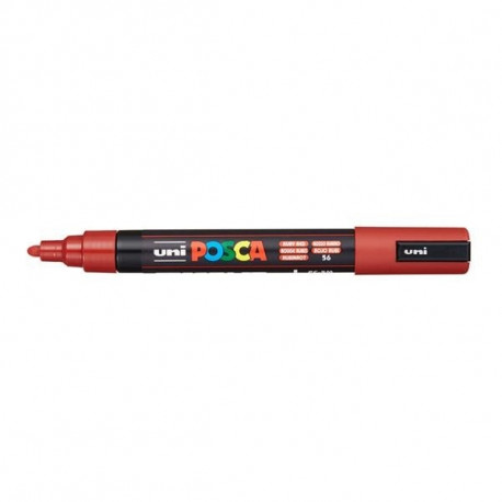 Marker UNI Posca PC5M rubiinpunane, 1,8-2,5mm