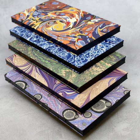 Märkmik 12x21 cm IKIGI Ebruline 160 loodusvalget lehte, Eesti disain ja käsitöö, assortii -iga kaas 