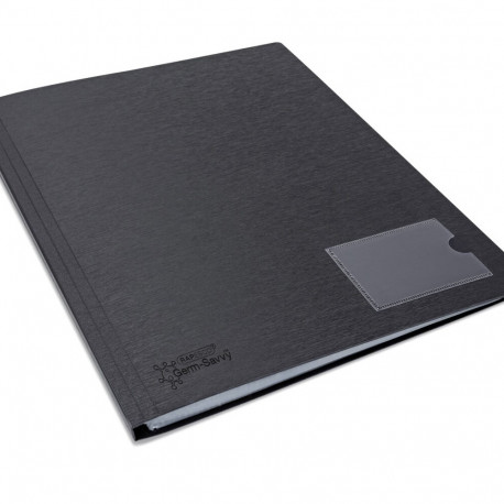 Menüükaaned A4 24-taskut must, Germ Savvy antibakteriaalne, Rapesco