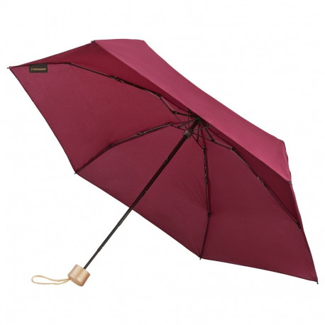Vihmavari Wenger Compact Travel Umbrella Red - punane, avatud varju diameeter 89cm, kokkupandult 18c