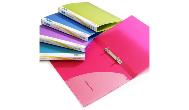 Rõngaskaaned A4 2-rõngaga 25mm (selg 35mm), assortii, Rapesco