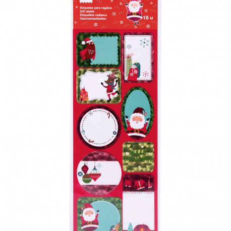 Kleepsud jõulupakile Pink X´mas, 16 tk, Apli