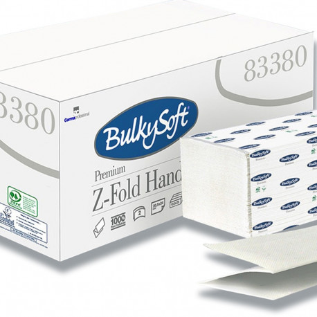 Lehträtik BulkySoft z-fold Ultra Premium 2-kihiline 150tk /pk