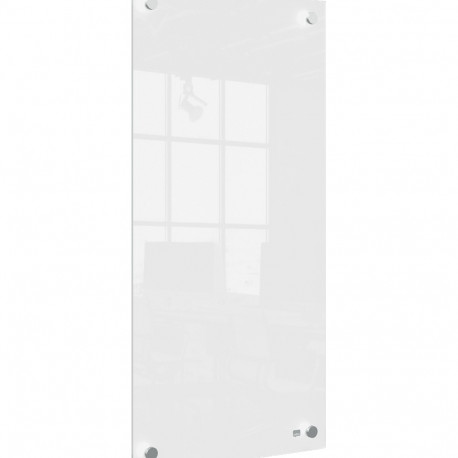 Klaastahvlipaneel NOBO Home, 300xH-600mm, kinnitustega/ valge