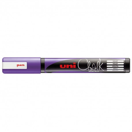 Kriidimarker Uni PWE-5M, 1,8-2,5mm, metallik lilla