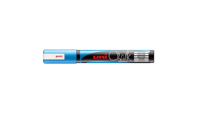 Kriidimarker Uni PWE-5M, 1,8-2,5mm, metallik sinine