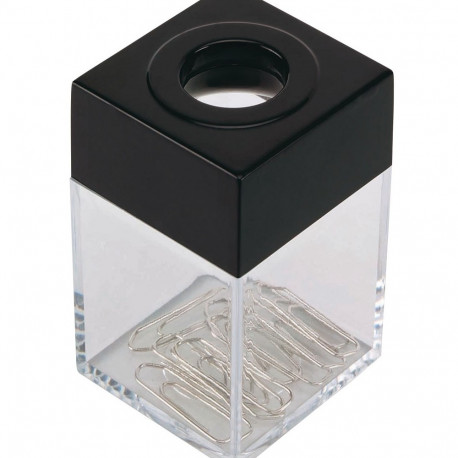 Kirjaklambritops magnetiga, 10 klambrit, kandiline, Q-Connect