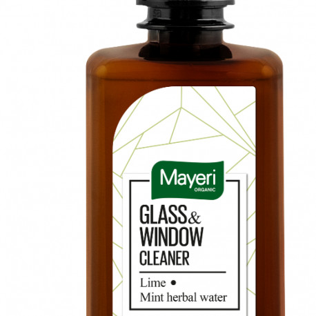 Klaasipuhastusvahend MAYERI Organic Laim+mündivesi 500ml