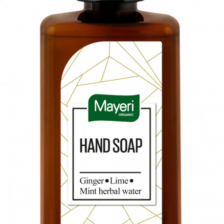 Vedelseep MAYERI Organic Ingver&Laim+mündivesi 500ml