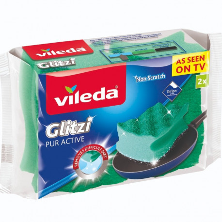 Nõudepesusvamm VILEDA krobeline suurem 2tk Pur Active