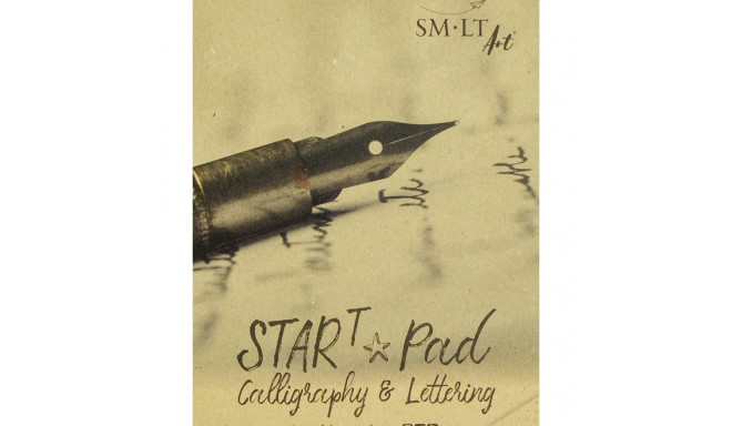 Harjutusplokk A5 90 gsm, 30 lehte, kalligraafia ja kiri, punktid, SMLT