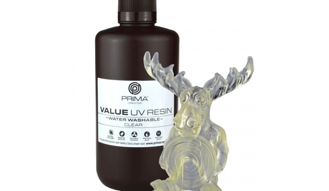 UV Resin Water Washable PrimaCreator Value 1000ml läbipaistev
