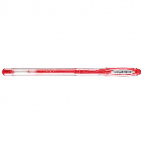 Geelpliiats Uni Signo UM120 Sparkling, 1,0 mm, punane, glitter