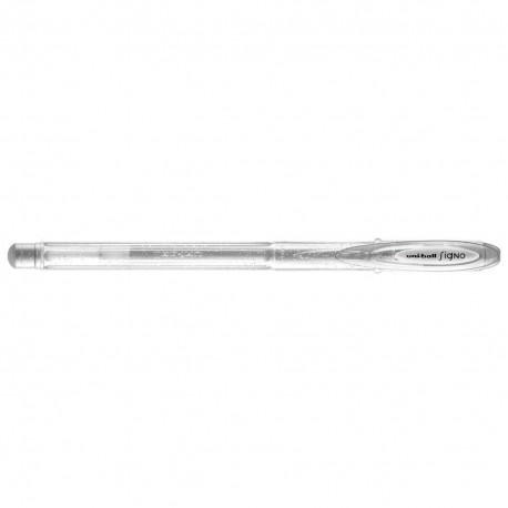 Geelpliiats Uni Signo UM120 Sparkling, 1,0 mm, hõbe, glitter