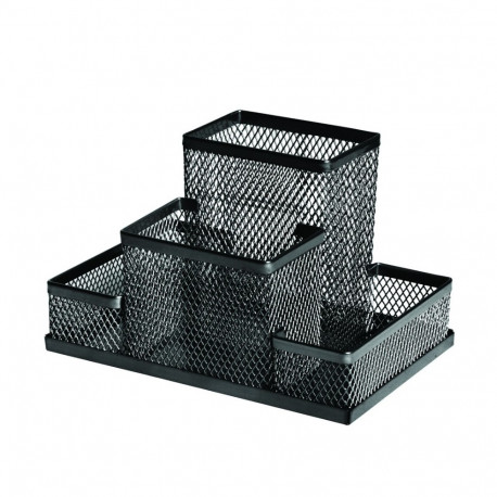 Kirjatarvete alus Forofis, must metallvõrk, 15,3x10,3x10cm