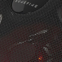 Sülearvuti jahutusalus SureFire Bora, kuni 17", muudetava kiirusega 4x120mm ventilaatorid, USB-toide