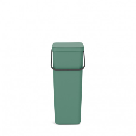 Prügikast 40L, Brabantia, Sort/Go kaanega, L-34.1 x S-26.7 x K-62.0cm/Fir Green, tumeroheline plasti