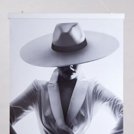 Postri hoidja magnetiga valge 72418, 51cm/ puit, kompl.