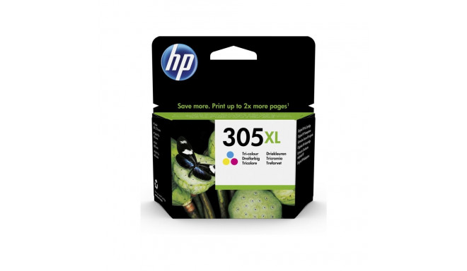 Tint HP 305XL 3YM63AE Tri-color värviline suuremahuline 5ml 200lk Deskjet 23XX/27XX/2710e/Plus 41XX/