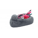 Pinal Wedo Fluffy blue gray