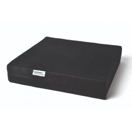 Kõrgenduspadi Comfortex 2405, kandiline: 39x39x5cm, soovituslik kaal üle 70kg/ must velvet