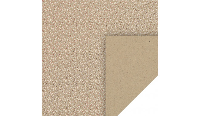 Käsitöökartong 50x70cm 220g Natural Oks valge/punane, Heyda