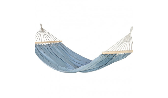 Rippkiik DENIM 20633, 127x230/320cm, küljetasku, max 120kg/100% puuvill, sinine KAUPLUSE NÄIDIS