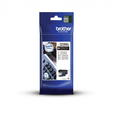 Brother ink cartridge LC3239XLBK High Yield 6000pgs HL-J6000DW/HL-J6100DW/MFC-J5945DW/MFC-J6945DW, black