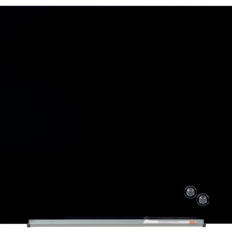 Klaastahvel NOBO Impression Pro Widescreen Glass Black 45" 1000x560mm must, kaasas marker, 2 klaasta