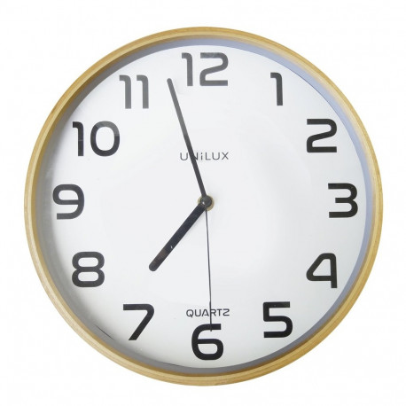 Unilux wall clock Baltic 30,5cm, wood